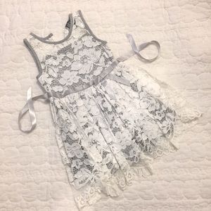 Lace little girl formal dress